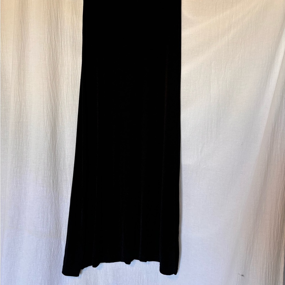 90’s Vintage Top This Blackck Maxi A-Line Skirt for Night Out